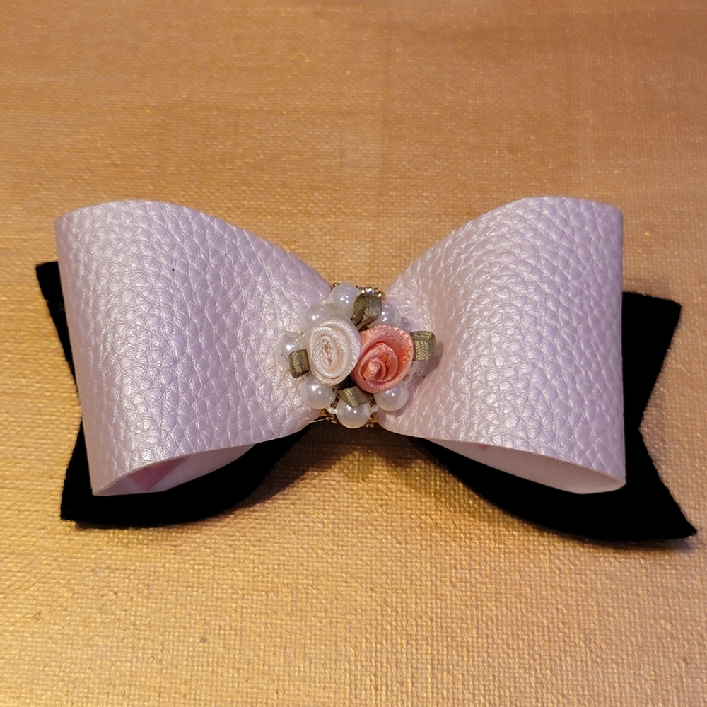 Handmade Leather Hairbow